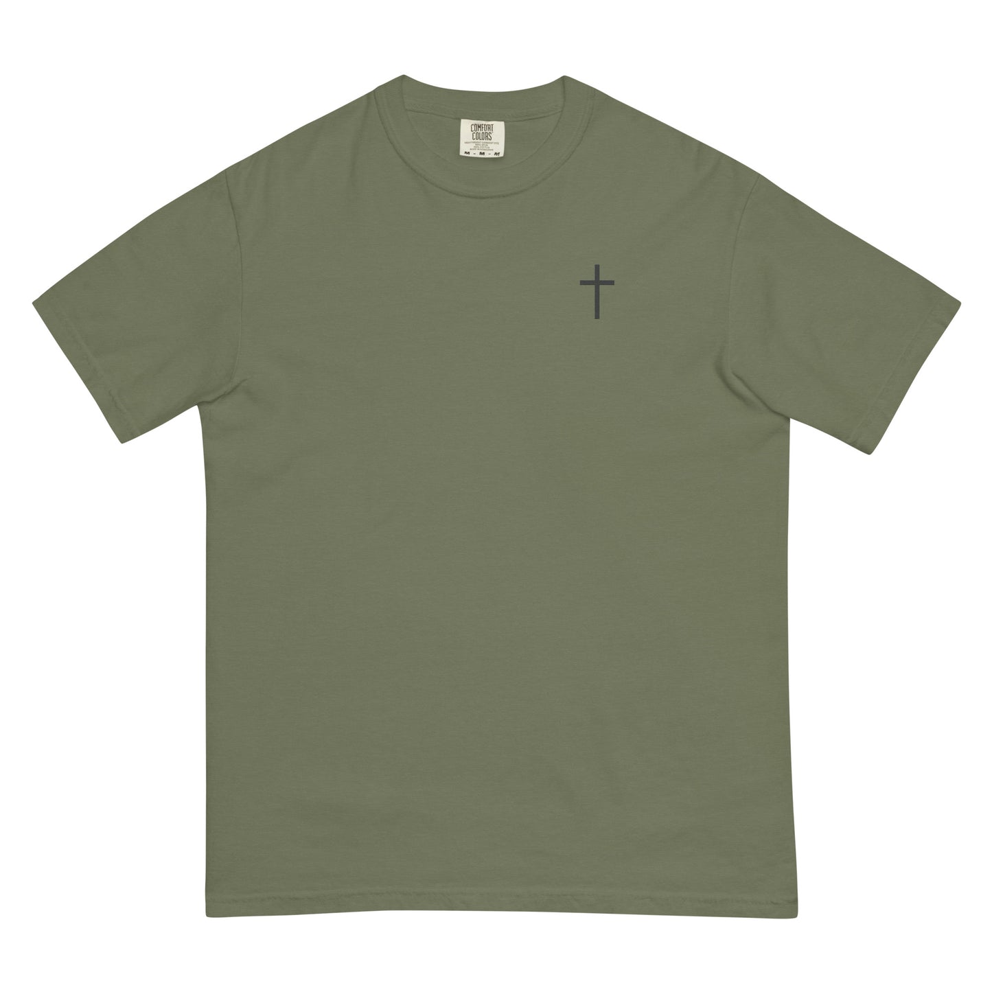 Embroidered Cross | Moss